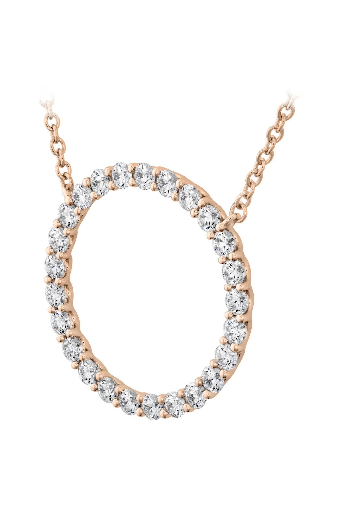 Large Signature Circle Pendant From Hearts On Fire - Image 5