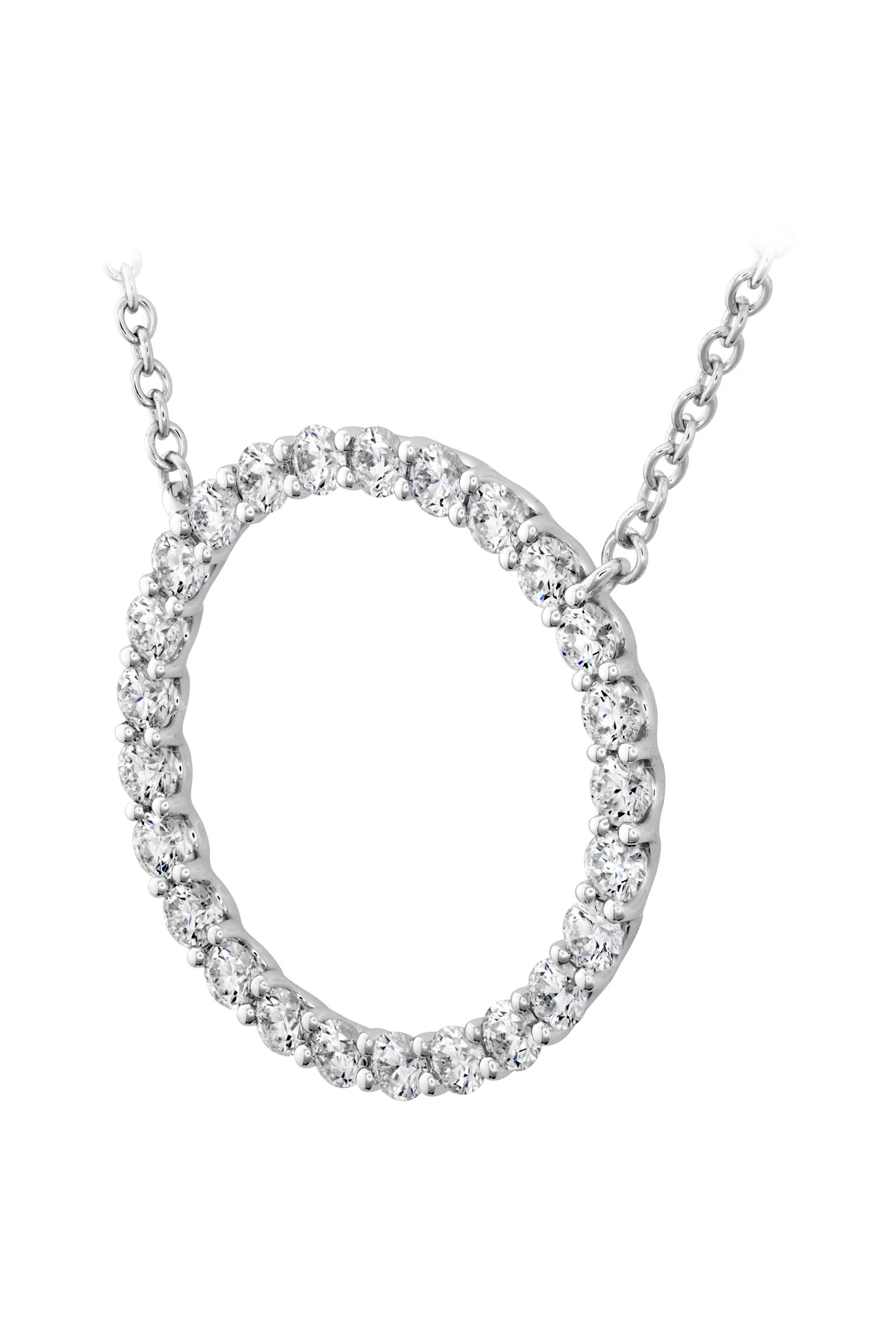 Large Signature Circle Pendant From Hearts On Fire - Image 6