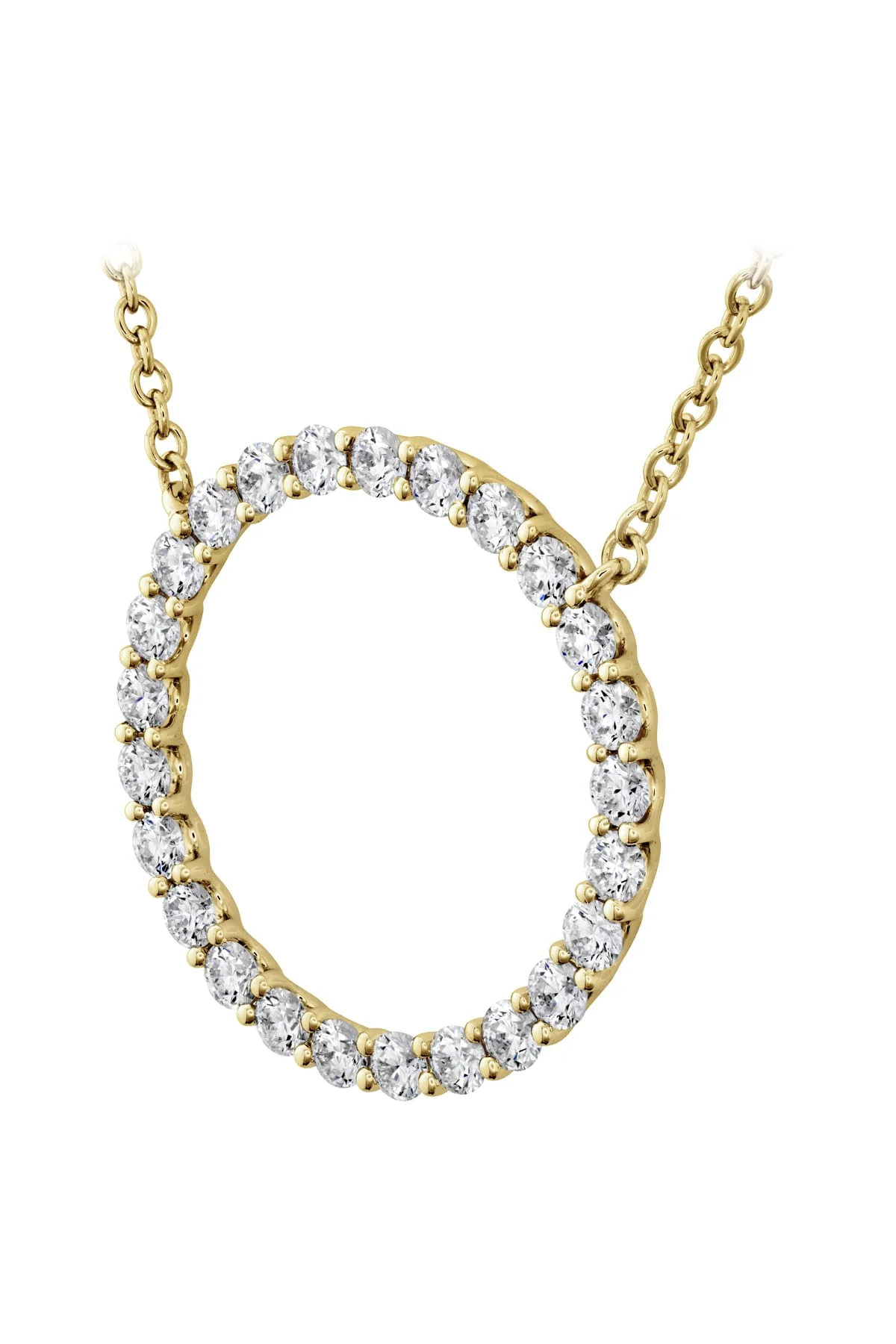 Large Signature Circle Pendant From Hearts On Fire - Image 7